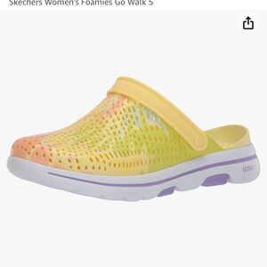 Skechers “Foamies” “Cali Go Walk” Mules with Cushioned Sole